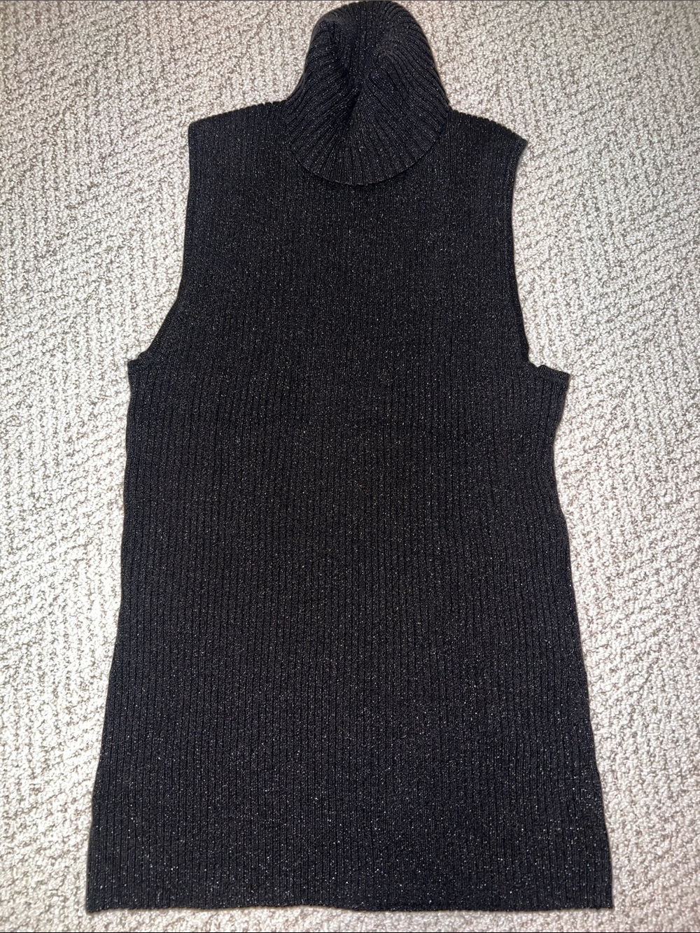 Women’s turtleneck tank top with sparkles